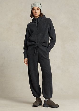 Dark Grey Women’s Ralph Lauren Cashmere Pull-On Pants