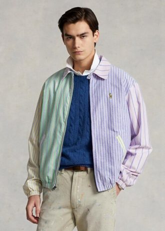 Multicolor Men’s Ralph Lauren Bayport Striped Oxford Fun  Jackets