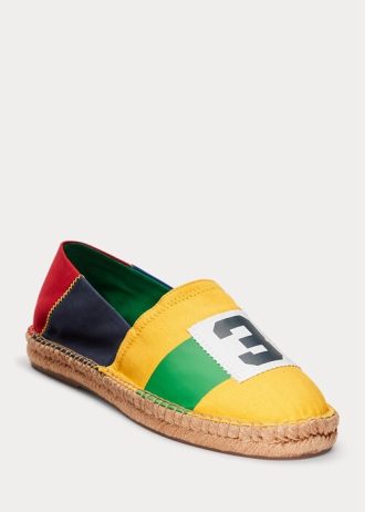 Multicolor Men’s Ralph Lauren Cevio CP-93 Color-Blocked Casual Shoes