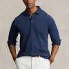 Navy Men’s Ralph Lauren Jersey Polo Shirts