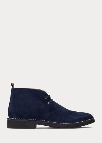 Navy Men’s Ralph Lauren Talan Suede Chukka Boots