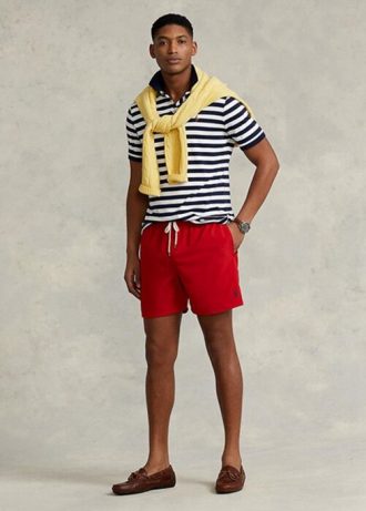 Red Men’s Ralph Lauren Traveller Swimming Trunk  Shorts