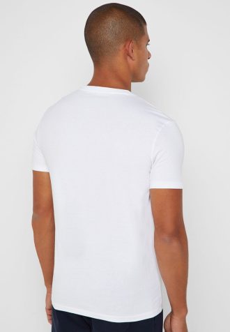 White Men’s Ralph Lauren Custom Slim Fit Cotton T Shirts