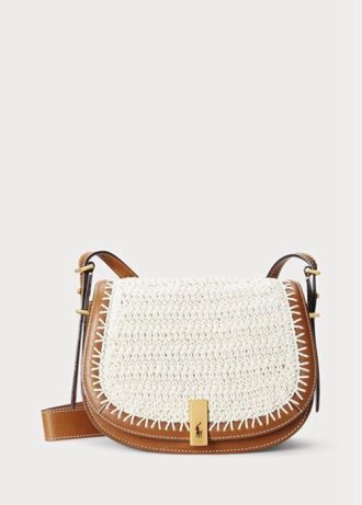 White Women’s Ralph Lauren Polo Id Crochet Handbag